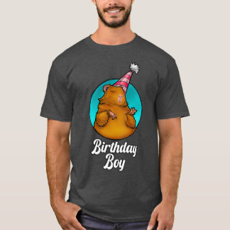 Camiseta Niño del cumpleaños del cerdo de Guinea