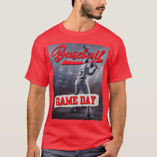Camiseta Niño del Día del Juego Basebal