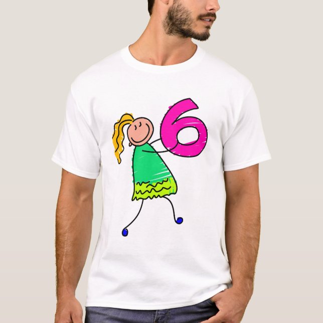 Camiseta Niño del número seis (Anverso)