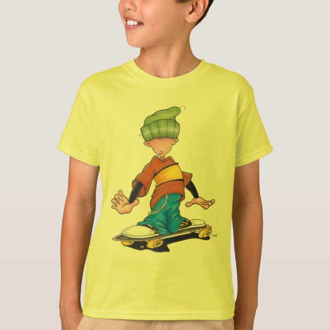 Camiseta niño del patinador (Anverso)