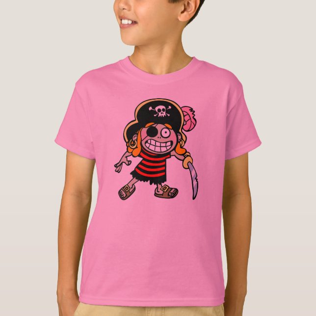 CAMISETA NIÑO DEL PIRATA CON LA ESPADA (Anverso)