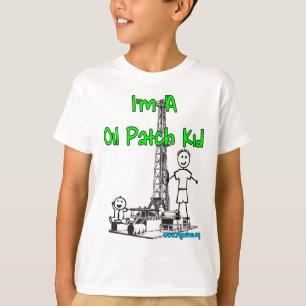 Camiseta Niño del remiendo del aceite