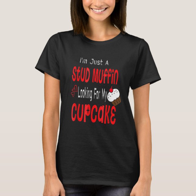 Camiseta Niño Día de San Valentín Solo Un Muffin Stud Cupc (Anverso)