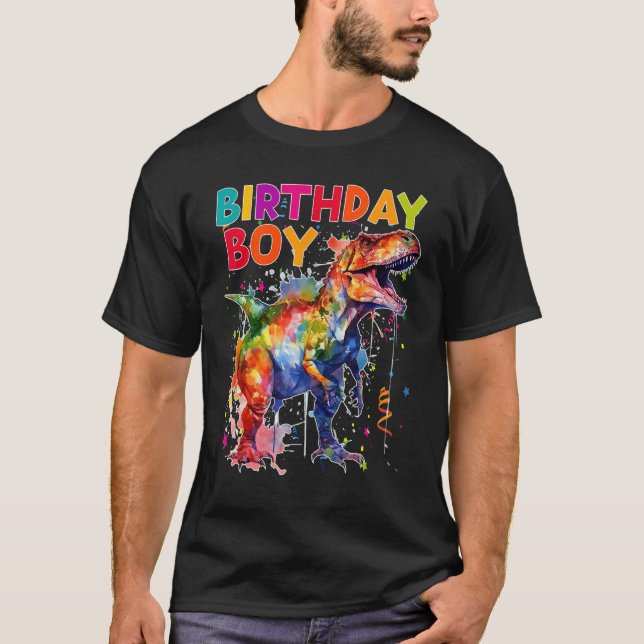 Camiseta Niño Dino es mi cumpleaños (Anverso)