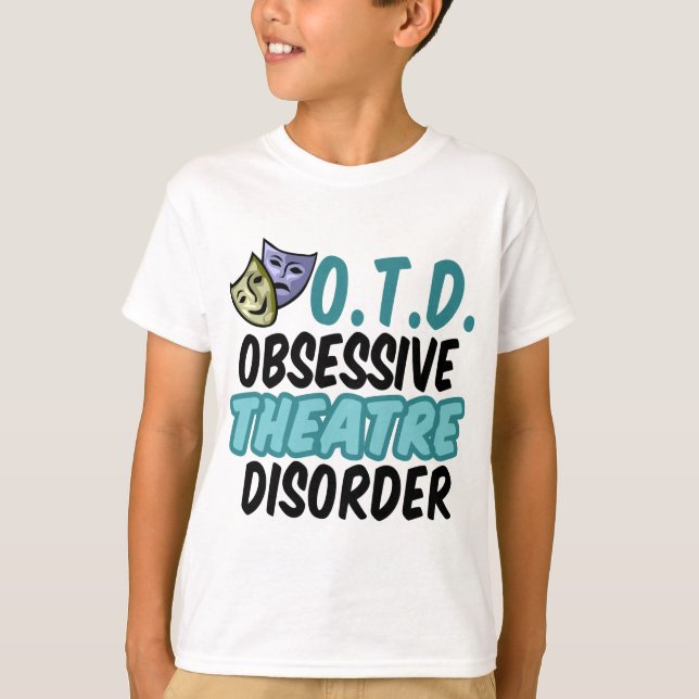 Camiseta Niño divertido del teatro (Anverso)