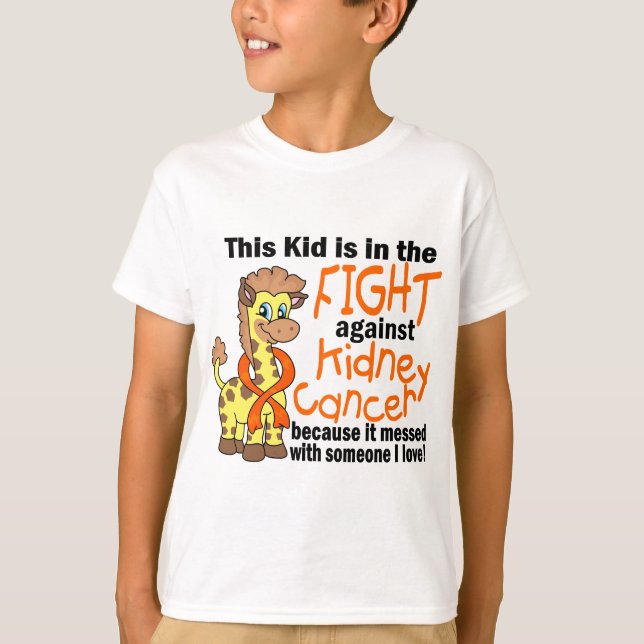 Camiseta Niño en la lucha contra cáncer del riñón (Anverso)