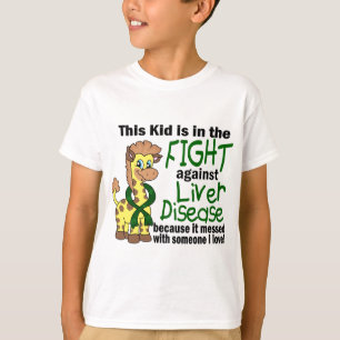 Camiseta Niño en la lucha contra enfermedad del higado