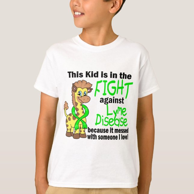 Camiseta Niño En La Lucha Contra La Enfermedad De Lyme (Anverso)