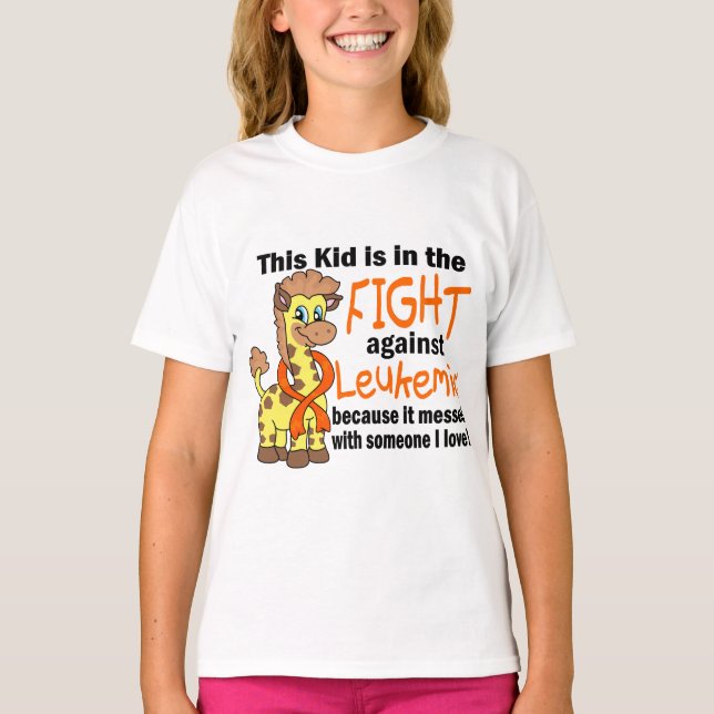 Camiseta Niño en la lucha contra leucemia (Anverso)
