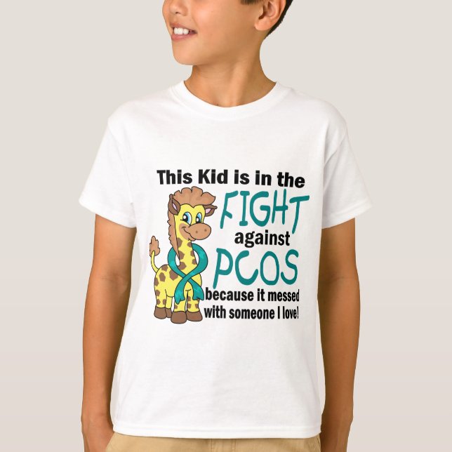 Camiseta Niño en la lucha contra PCOS (Anverso)
