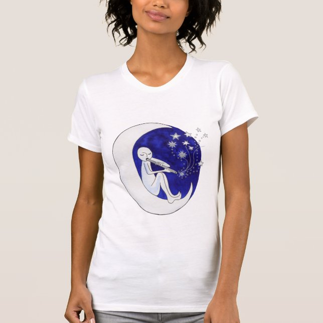 Camiseta Niño en la luna (Anverso)