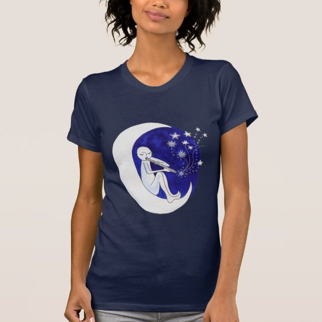 Camiseta Niño en la luna (Anverso)