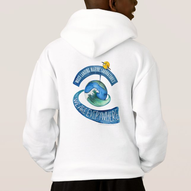 Camiseta (niño): Encapuchado básico, por todas (Reverso)