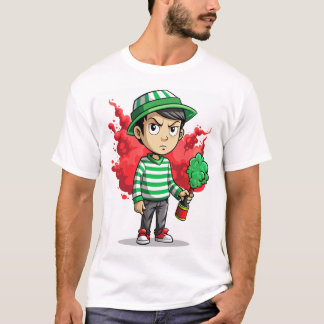 Camiseta niño enfadado