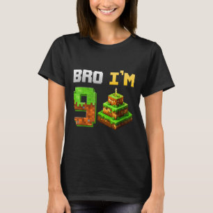 Camiseta Niño es mi juego de cumpleaños número 9 Pixel 9 añ