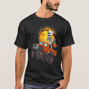 Camiseta Niño esqueleto monstruo moto luna niño niño niño n
