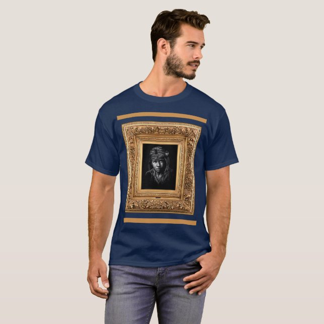 Camiseta Niño indígena americano (Anverso completo)
