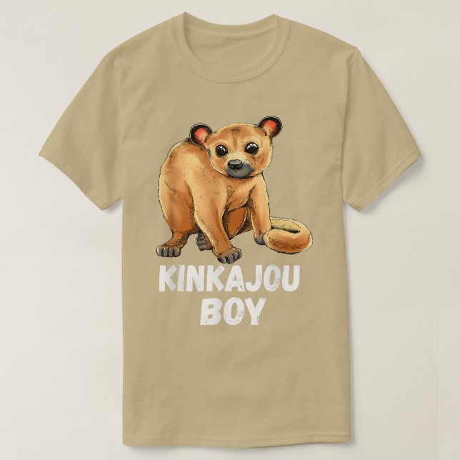 Camiseta Niño Kinkajou Caminador Nocturno Mammal Hombre (Diseño del anverso)