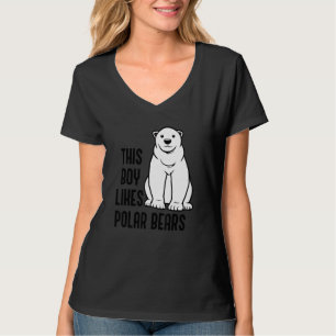Camiseta Niño Le Gusta Expedición De Vida Silvestre Osos Po