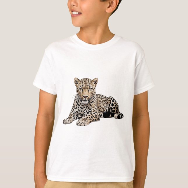 Camiseta Niño Leopardo (Anverso)