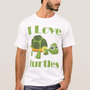 Camiseta Niño Lindo Amante de las Tortugas Fan de Reptiles