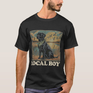 Camiseta Niño local Laboratorio negro cazando la escena del