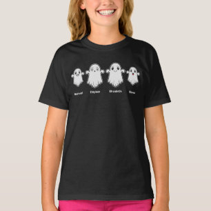 Camiseta Niño Mamá Papá Familia Fantasma de 4 Personas Hall