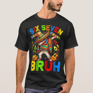 Camiseta Niño mexicano haciendo dab con poncho cinco de may