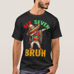 Camiseta niño mexicano haciendo dabbing cinco de mayo seis