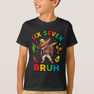 Camiseta Niño mexicano haciendo dabbing con poncho cinco de