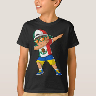 Camiseta Niño mitad mexicano mitad ucraniano México Ucrania