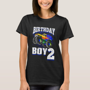 Camiseta Niño Monstruo Camión Niño Nacimiento Niño Es 2 Niñ