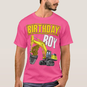 Camiseta Niño Nacimiento Niño Cuarto Vehículo Construcción