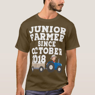 Camiseta Niño Niño agricultor júnior desde octubre de 2018