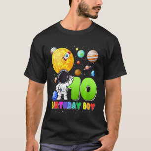 Camiseta Niño Niño de 10 años Astro de cumpleaños 10 años