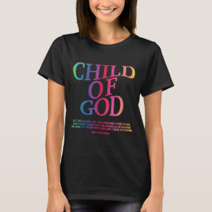 Camiseta Niño Niño Niño De Dios Cristiano Jesús Hijo Siste