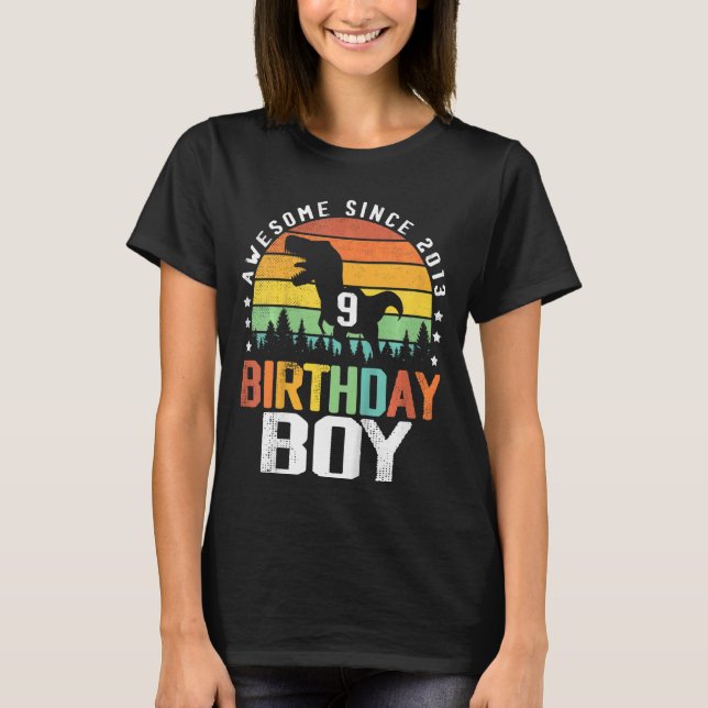 Camiseta Niño: Noveno niño de cumpleaños increíble desde 20 (Anverso)