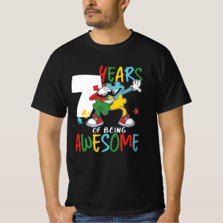 Camiseta Niño o Chica de 7 años de edad que conoce el autis