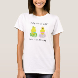 Camiseta ¿Niño o Chica? Maternidad de chichas para bebés