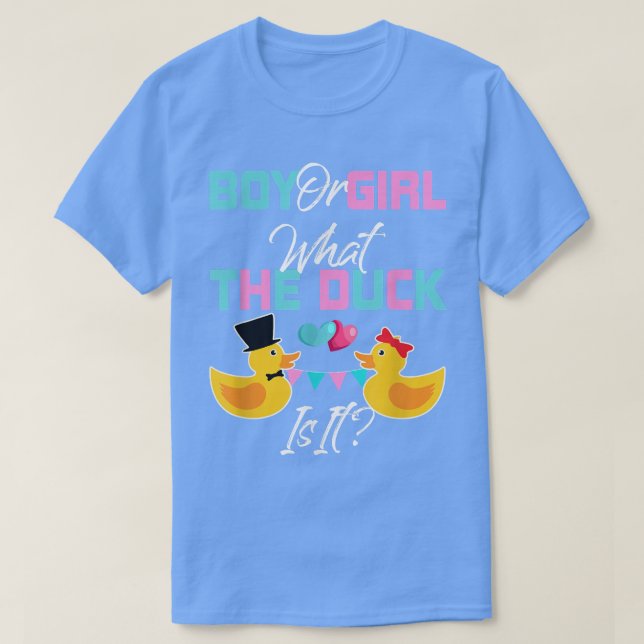 Camiseta Niño o Chica ¿Qué es el pato para el género famili (Diseño del anverso)