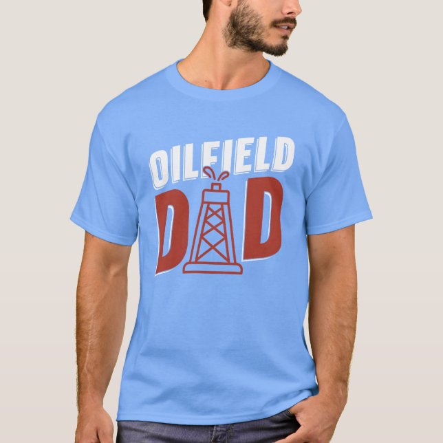 Camiseta Niño: Padre de perforación petrolera Oilfield Papá (Anverso)