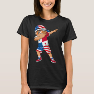 Camiseta Niño panameño medio americano medio panameño Bande