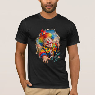 Camiseta Niño Payaso Divertido Rompiendo