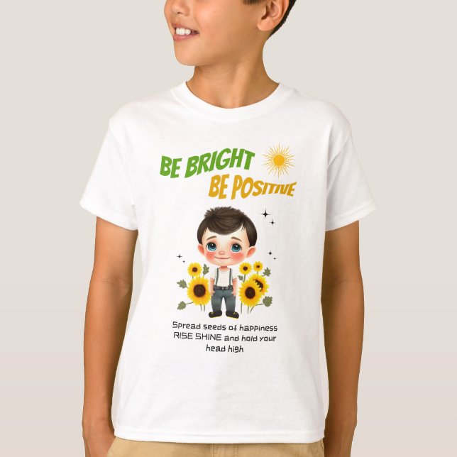 Camiseta Niño pequeño con girasoles (Anverso)