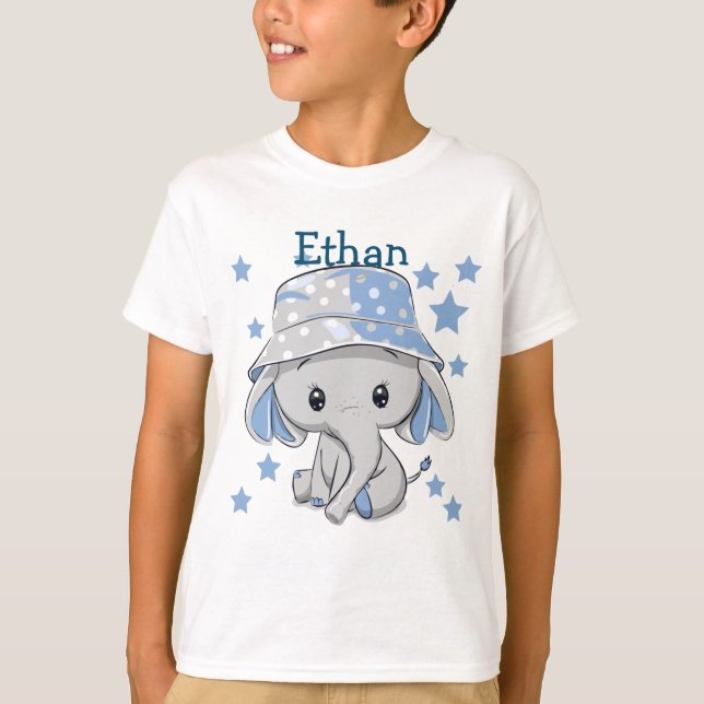 Camiseta Niño pequeño elefante (Anverso)