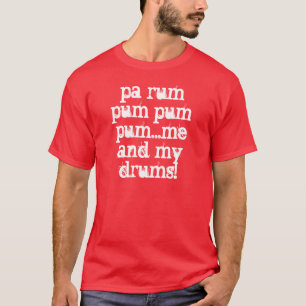 Camiseta Niño percusionista Navidades divertidos