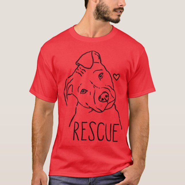 Camiseta Niño perro rescatado (Anverso)