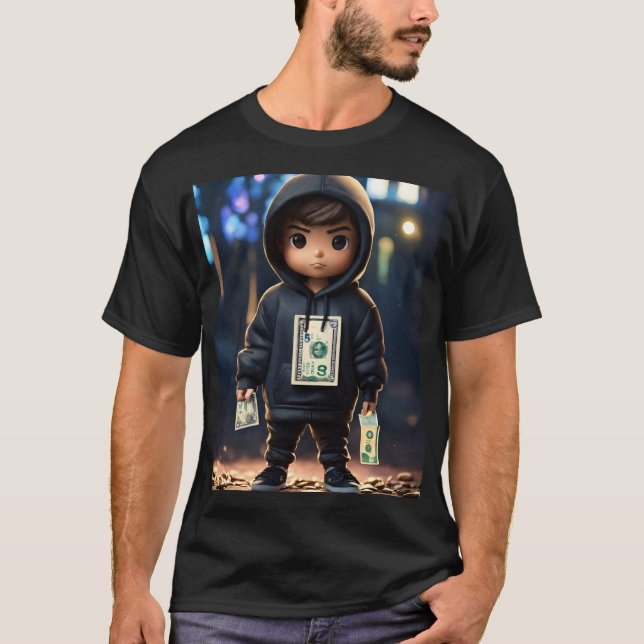 Camiseta Niño Personalizado de ensueño con dinero - Funko P (Anverso)