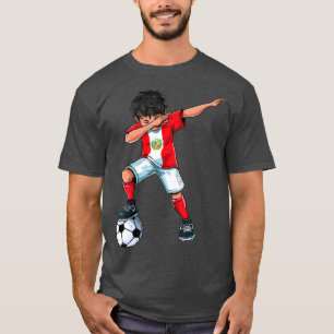 Camiseta Niño Perú - Dabbing Soccer Gift de fútbol peruano