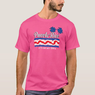 Camiseta Niño puertorriqueño Chica está en mi ADN Puerto Ri